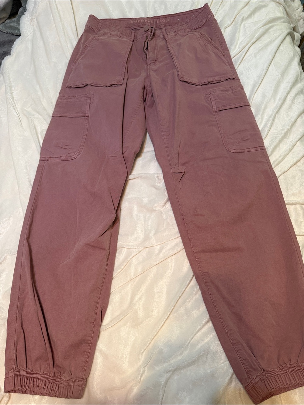 American Eagle Outfitters Mauve Cargo Joggers